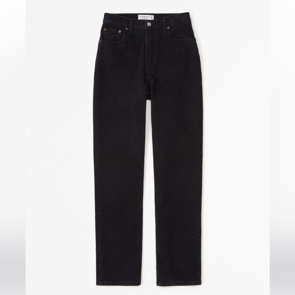 Abercrombie curve love ultra high rise 90s straight jean